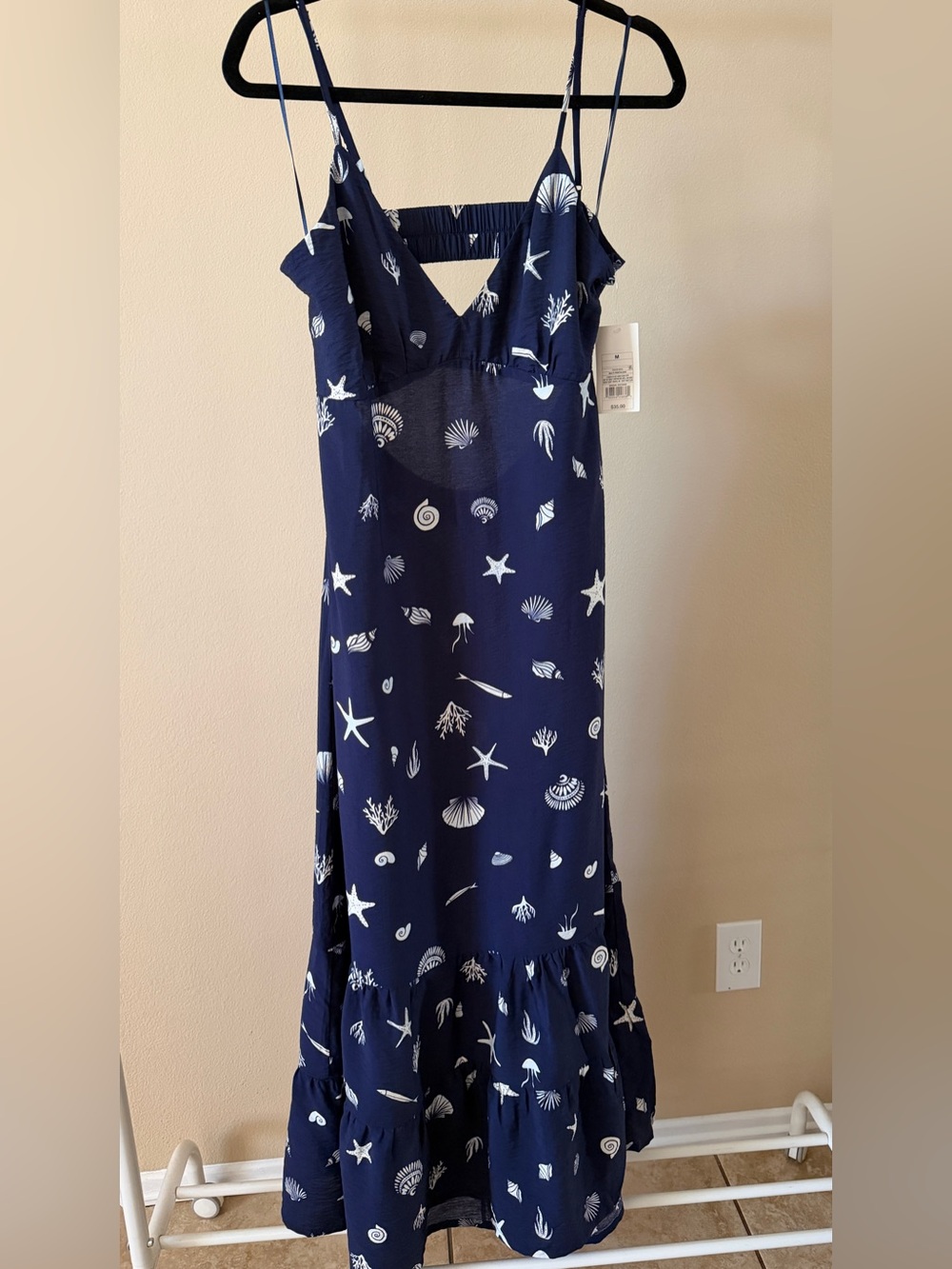 A New Day Seashell Maxi Dress NWT